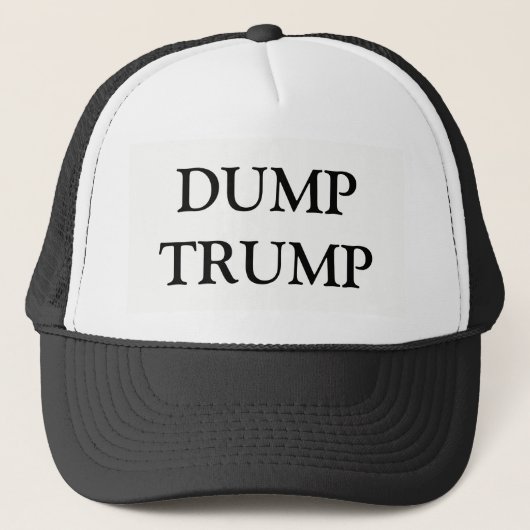 Dump Trump Trucker Hat Trucker Pet (Voorkant)