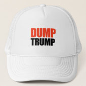 Dump Trump - -  Trucker Pet (Voorkant)