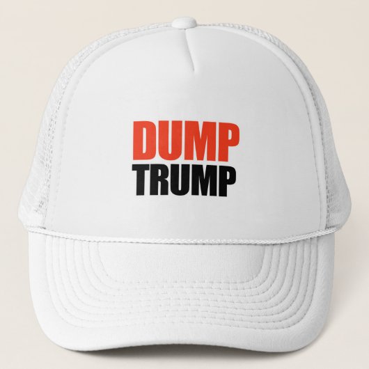 Dump Trump - -  Trucker Pet (Voorkant)