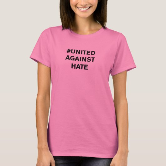 Dump Trump: United Against Hate T-shirt (Voorkant)