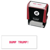 DUMP TRUMP! ZELFINKTENDE STEMPEL (In situ)