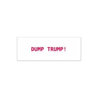 DUMP TRUMP! ZELFINKTENDE STEMPEL