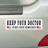 Dump Your Democraat Bumpersticker (Op auto)