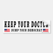 Dump Your Democraat Bumpersticker (Voorkant)