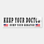 Dump Your Senator Bumpersticker (Voorkant)