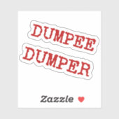Dumped Anti Valentine's Day  Sticker (Vel)