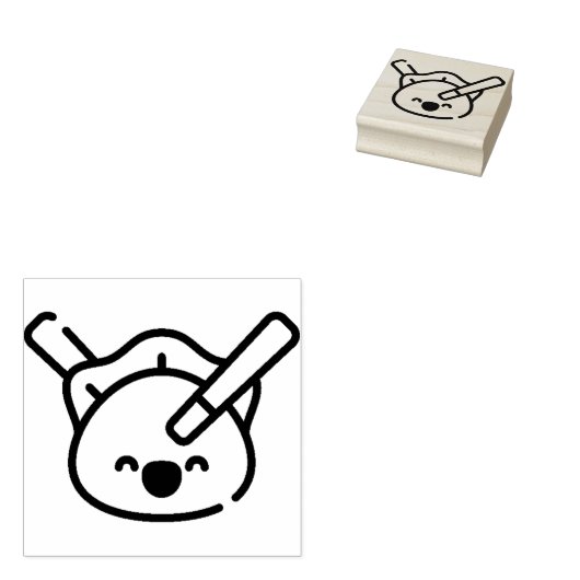 dumpen rubberstempel (Gestempeld)