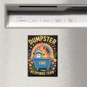 Dumpenbrand Reagenteam Sarcastisch Meme Leuk Magneet (Insitu (Vaatwasser))