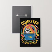 Dumpenbrand Respons Team Sarcasme Meme Grappig  Button (Voorkant / Achterkant)