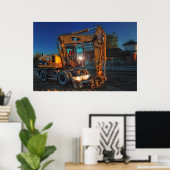 dumper bulldozer, poster van dozer (Thuiskantoor)