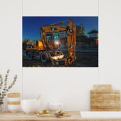 dumper bulldozer, poster van dozer (Keuken)
