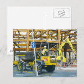 Dumper Truck, Cardiff, Wales, Verenigd Koninkrijk Briefkaart (Voorkant / Achterkant)