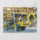 Dumper Truck, Cardiff, Wales, Verenigd Koninkrijk Briefkaart (Voorkant)