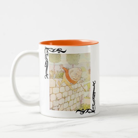  dumping tweekleurige koffiemok (Links)