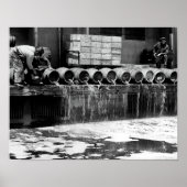 DUMPINGVERBODEN KEG BEER POSTER (Voorkant)