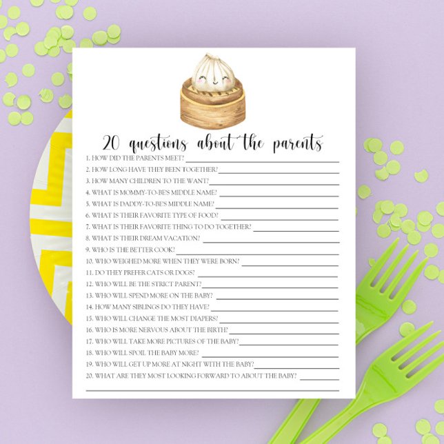 Dumpling - 20 vragen over de ouders (Creator heeft geüpload)