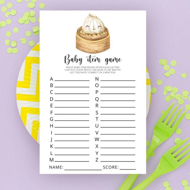 Dumpling baby shower Baby Artikel Spel (Creator heeft geüpload)