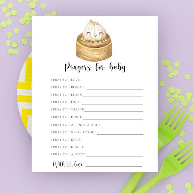 Dumpling baby shower Gebeden voor baby (Creator heeft geüpload)