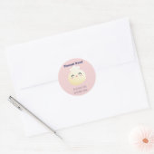 Dumpling Baby shower Hartelijk dank Ronde Sticker (Envelop)