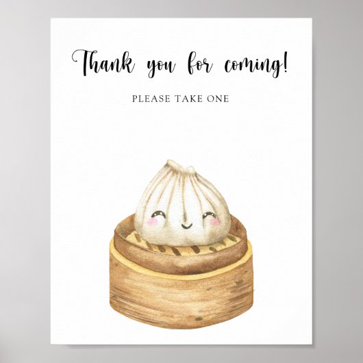 Dumpling - Bedankt voor uw komst Poster (Voorkant)