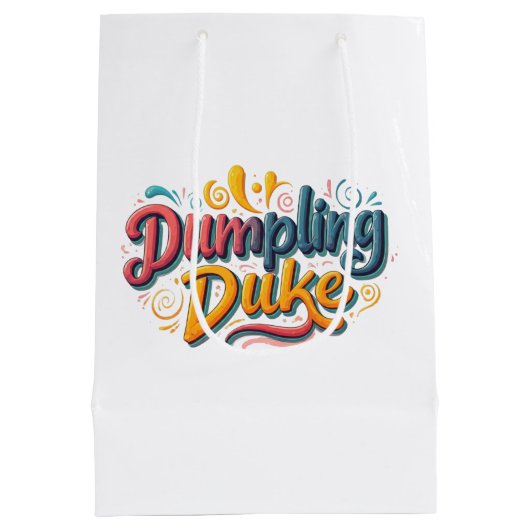 Dumpling Duke Medium Cadeauzakje (Achterkant)