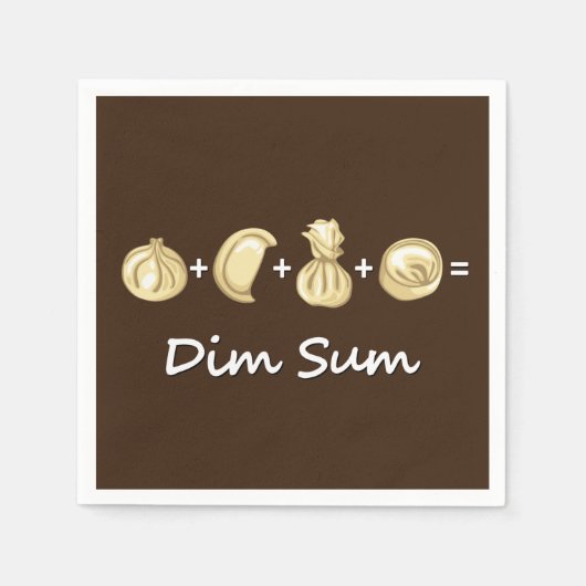 Dumpling + Dumpling + Dumpling is gelijk aan donke Servet (Voorkant)