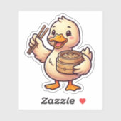 Dumpling Eend Sticker (Vel)