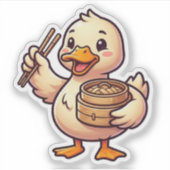 Dumpling Eend Sticker (Voorkant)