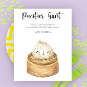 Dumpling - fopspeen jacht baby shower spel poster