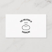 Dumpling is de oplossing visitekaartje (Voorkant)