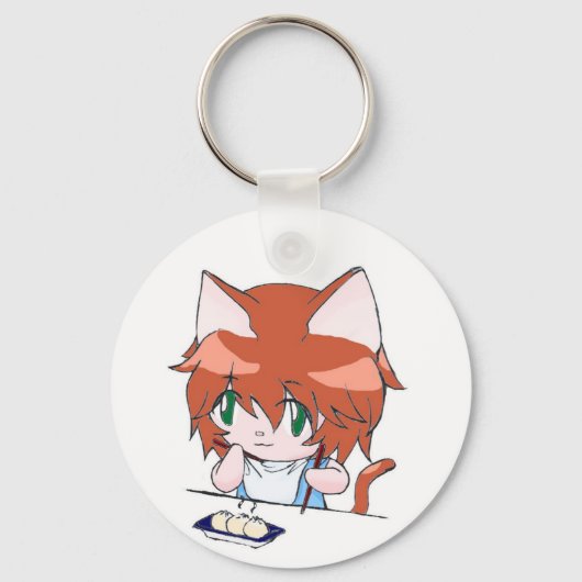 Dumpling Kitten Sleutelhanger (Voorkant)