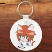 Dumpling Kitten Sleutelhanger (Voorkant)