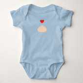 Dumpling Love Baby One-Piece Bodysuit (Voorkant)