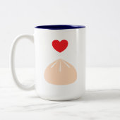 Dumpling Love Blue 15oz. Mok (Links)