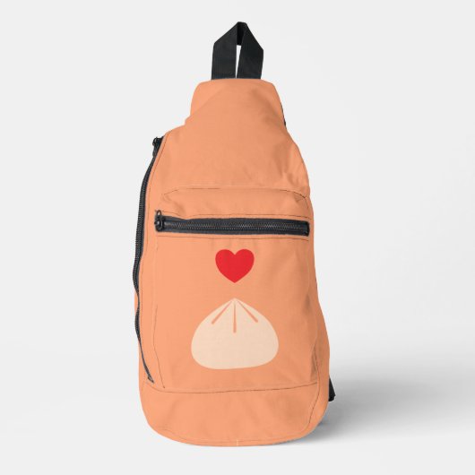 Dumpling Love Cantaloupe Sling Bag (Voorkant)