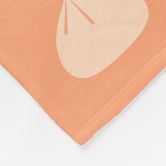 Dumpling Love Cantaloupe Small Fleece Blanket (Hoek)
