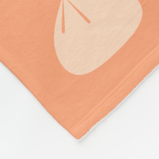Dumpling Love Cantaloupe Small Fleece Blanket Deken (Hoek)