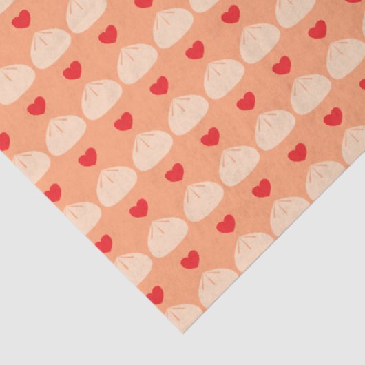 Dumpling Love Cantaloupe Tissue Paper Tissuepapier (Detail)