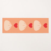 Dumpling Love Cantaloupe Yoga Mat (Voorkant (horizontaal))