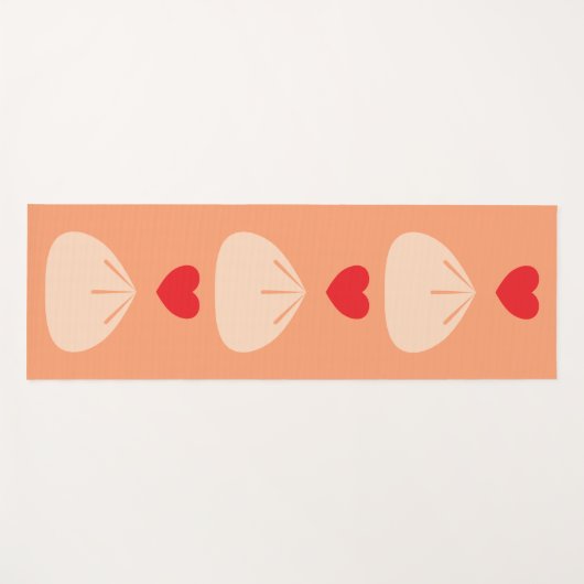 Dumpling Love Cantaloupe Yoga Mat (Voorkant (horizontaal))