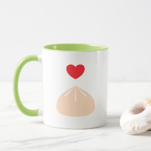 Dumpling Love Light Green 11oz. Mok