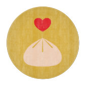 Dumpling Love Longan Glass Cutting Board Snijplank (Voorkant)