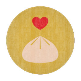 Dumpling Love Longan Glass Cutting Board Snijplank