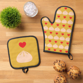 Dumpling Love Longan Ovenwant & Pannenlap Set