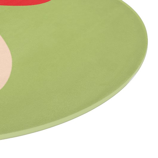 Dumpling Love Matcha Glass Cutting Board Snijplank (Hoek)