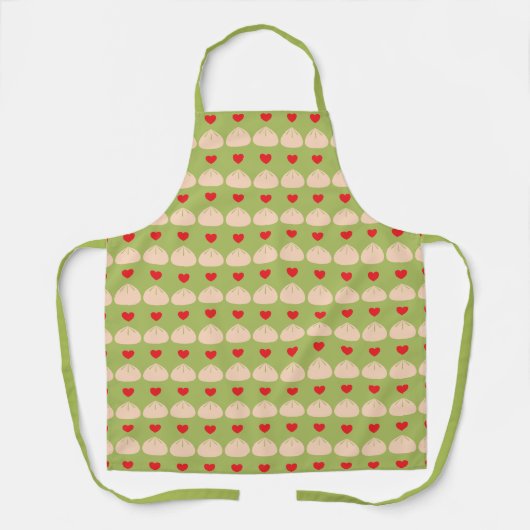 Dumpling Love Matcha Medium Schort (Voorkant)