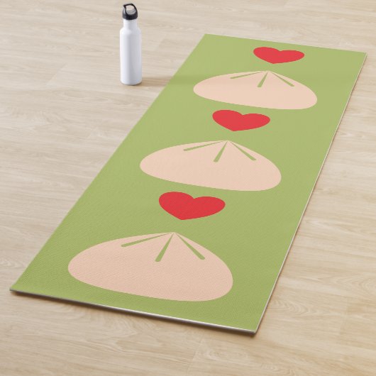 Dumpling Love Matcha Yoga Mat (In situ)