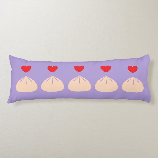 Dumpling Love Ube Body Pillow Lichaamskussen (Voorkant)