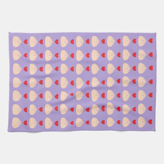 Dumpling Love Ube Kitchen Towel Theedoek (Horizontaal)