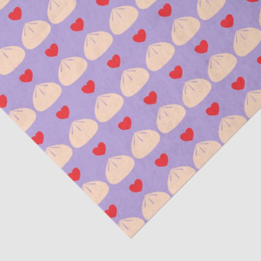 Dumpling Love Ube Tissue Paper Tissuepapier (Detail)
